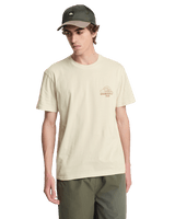 The Quiksilver Mens Bliss Point T-Shirt in Bone White