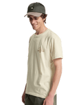 The Quiksilver Mens Bliss Point T-Shirt in Bone White