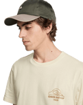 The Quiksilver Mens Bliss Point T-Shirt in Bone White
