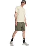 The Quiksilver Mens Bliss Point T-Shirt in Bone White
