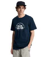 The Quiksilver Mens Fundamental Ride T-Shirt in Dark Navy