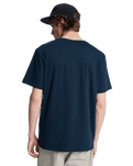The Quiksilver Mens Fundamental Ride T-Shirt in Dark Navy
