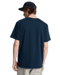 The Quiksilver Mens Fundamental Ride T-Shirt in Dark Navy