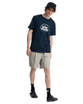 The Quiksilver Mens Fundamental Ride T-Shirt in Dark Navy