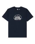 The Quiksilver Mens Fundamental Ride T-Shirt in Dark Navy
