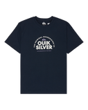 The Quiksilver Mens Fundamental Ride T-Shirt in Dark Navy