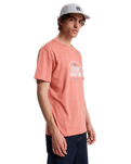 The Quiksilver Mens Fundamental Ride T-Shirt in Desert Sand