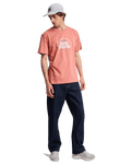 The Quiksilver Mens Fundamental Ride T-Shirt in Desert Sand