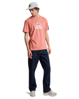 The Quiksilver Mens Fundamental Ride T-Shirt in Desert Sand