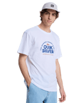 The Quiksilver Mens Fundamental Ride T-Shirt in White