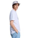 The Quiksilver Mens Fundamental Ride T-Shirt in White