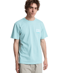 The Quiksilver Mens Ripples T-Shirt in Blue Haze