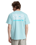The Quiksilver Mens Ripples T-Shirt in Blue Haze