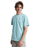 The Quiksilver Mens Ripples T-Shirt in Blue Haze
