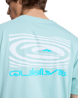 The Quiksilver Mens Ripples T-Shirt in Blue Haze