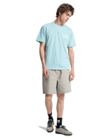 The Quiksilver Mens Ripples T-Shirt in Blue Haze