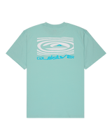 The Quiksilver Mens Ripples T-Shirt in Blue Haze