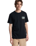 The Quiksilver Mens Ripples T-Shirt in Black
