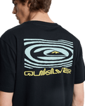 The Quiksilver Mens Ripples T-Shirt in Black