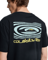 The Quiksilver Mens Ripples T-Shirt in Black