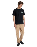 The Quiksilver Mens Ripples T-Shirt in Black