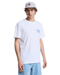 The Quiksilver Mens Ripples T-Shirt in White