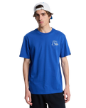 The Quiksilver Mens EVO Original T-Shirt in Monaco Blue