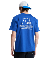 The Quiksilver Mens EVO Original T-Shirt in Monaco Blue