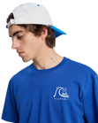 The Quiksilver Mens EVO Original T-Shirt in Monaco Blue