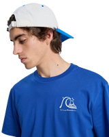 The Quiksilver Mens EVO Original T-Shirt in Monaco Blue