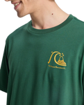 The Quiksilver Mens EVO Original T-Shirt in Forest