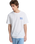 The Quiksilver Mens EV Starfish Stamp T‑Shirt in Snow White