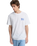 The Quiksilver Mens EV Starfish Stamp T‑Shirt in Snow White