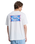 The Quiksilver Mens EV Starfish Stamp T‑Shirt in Snow White