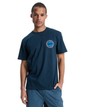 The Quiksilver Mens EV Duality T-Shirt in Dark Navy