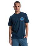 The Quiksilver Mens EV Duality T-Shirt in Dark Navy