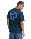 The Quiksilver Mens EV Duality T-Shirt in Dark Navy