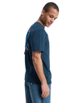 The Quiksilver Mens EV Duality T-Shirt in Dark Navy