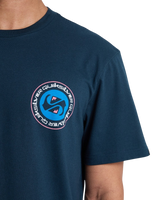 The Quiksilver Mens EV Duality T-Shirt in Dark Navy