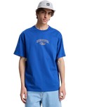 The Quiksilver Mens Legacy T-Shirt in Monaco Blue