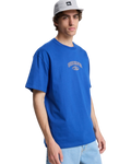 The Quiksilver Mens Legacy T-Shirt in Monaco Blue