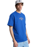 The Quiksilver Mens Legacy T-Shirt in Monaco Blue