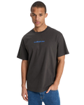 The Quiksilver Mens Fractured Wave T-Shirt in Tarmac