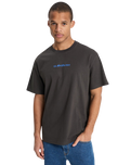 The Quiksilver Mens Fractured Wave T-Shirt in Tarmac