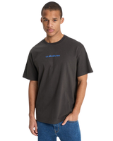 The Quiksilver Mens Fractured Wave T-Shirt in Tarmac