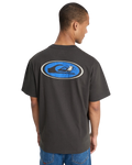 The Quiksilver Mens Fractured Wave T-Shirt in Tarmac
