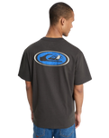The Quiksilver Mens Fractured Wave T-Shirt in Tarmac