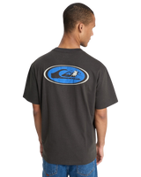 The Quiksilver Mens Fractured Wave T-Shirt in Tarmac