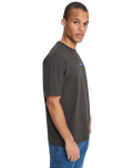 The Quiksilver Mens Fractured Wave T-Shirt in Tarmac