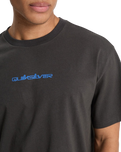 The Quiksilver Mens Fractured Wave T-Shirt in Tarmac